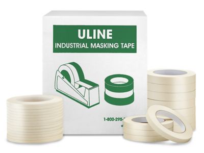 3M 214 Industrial Masking Tape - 2 x 60 yds S-10295 - Uline