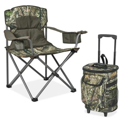 Folding chairs with online cooler