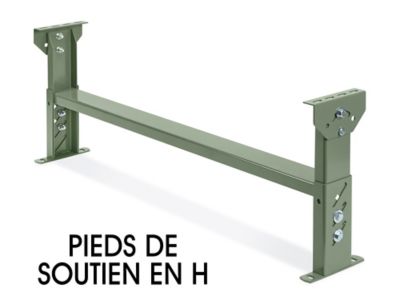 Pieds de soutien en H