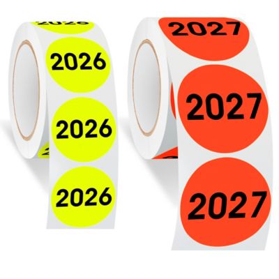 Year Inventory Labels