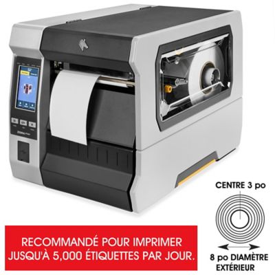 Zebra – Imprimantes industrielles de code à barres ZT620