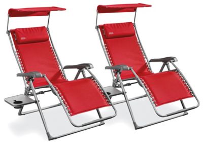 Deluxe Zero Gravity Chair Set in Stock ULINE