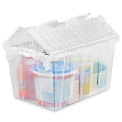 Clear Industrial Totes