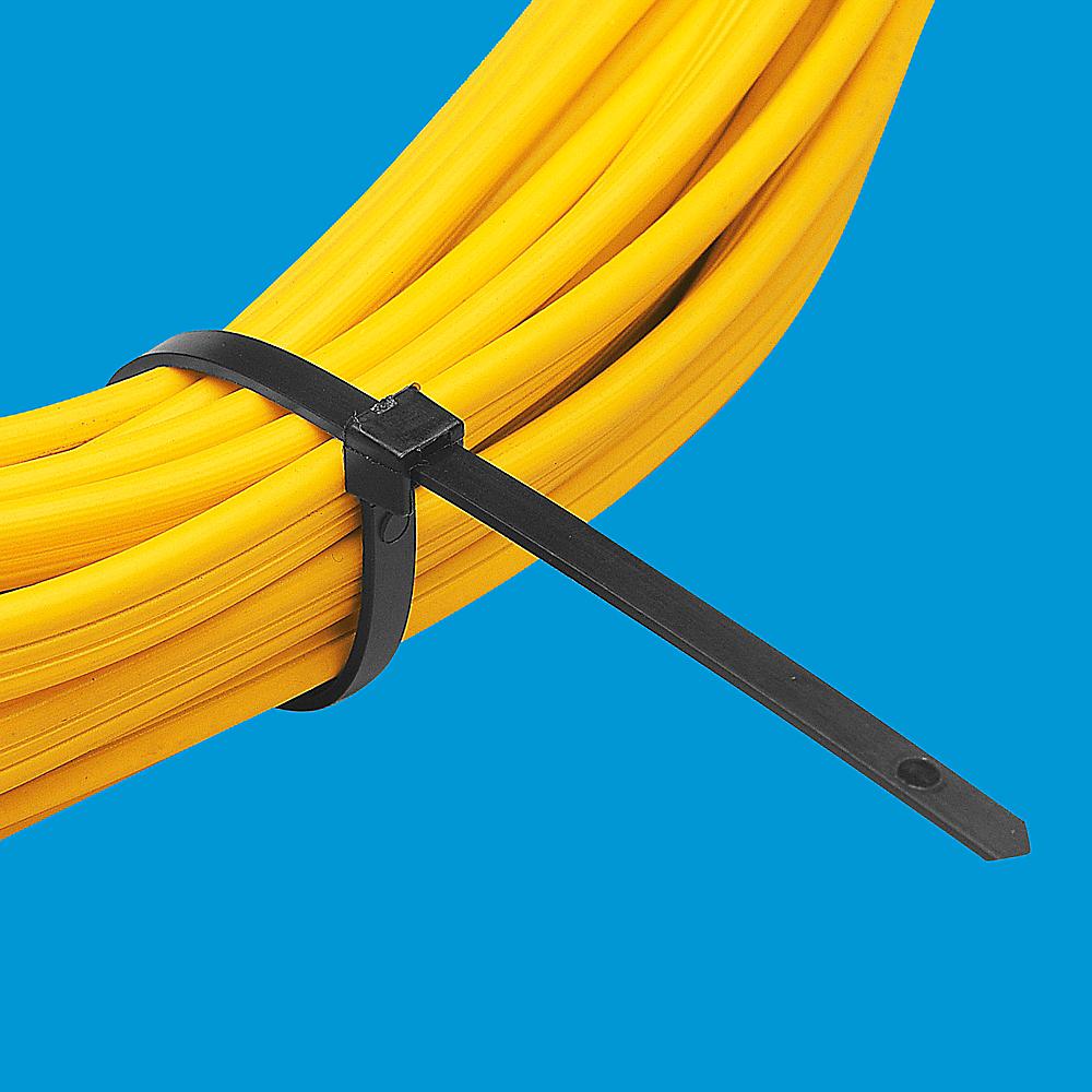 UV Resistant Cable Ties, Black UV Zip Ties in Stock - ULINE