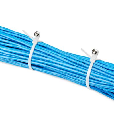 Attache cable plat 3mm galva