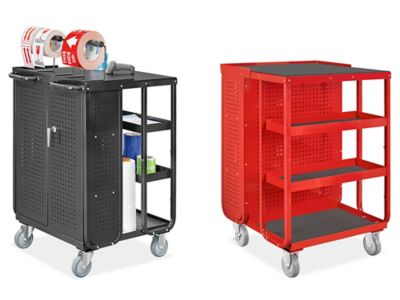 Mobile Container, Storage Tote with Wheels in Stock - ULINE