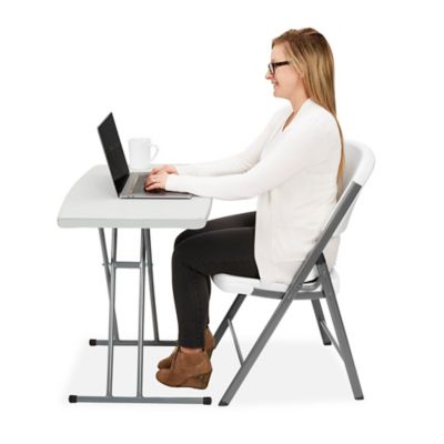 テーブル・チェア・ハンモック ON-U LIFE MY OWN MINI FOLDING TABLE Personal Folding Table, TV Trays in Stock - ULINE