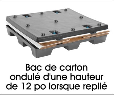 Caisse-palette en carton ondulé