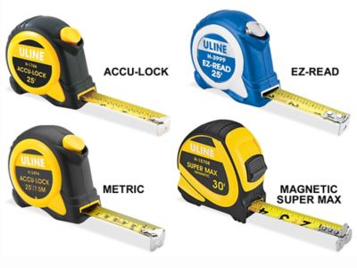 ULINE Metric Tape Measure - 1 x 25'/7.5m - H-2494