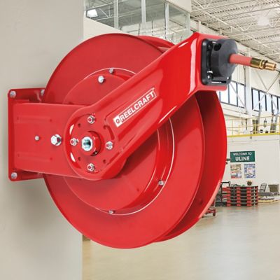 100 Bar Heavy Duty 1/2 Inch Industrial Grade Automatic Retractable Rewind  Air Hose Reel - China Hose Reel, Air Hose Reel