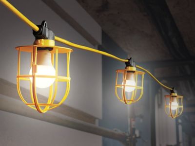 Outdoor industrial deals string lights