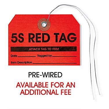 Pre-Wired Shipping Tags