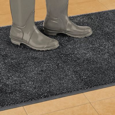 Toilet Floor Mats - Black S-14731BL - Uline