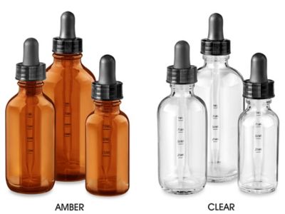 Graduated Glass Dropper Bottles in Stock ULINE.ca