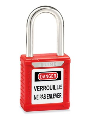 Uline – Cadenas pour cadenassage