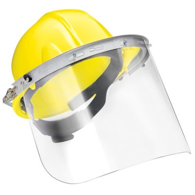 Hard hat face cheap shield attachment