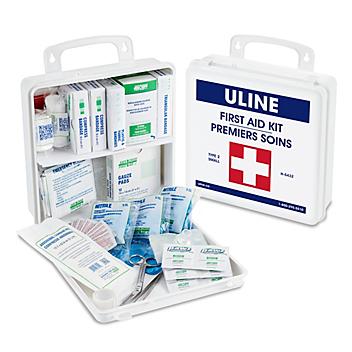 Uline – Trousses de premiers soins approuvées par la CSA