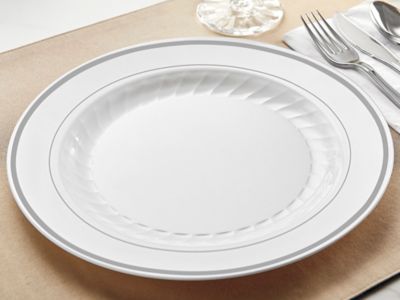 Assiettes en plastique de première qualité