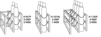  Gas Cylinder Racks 