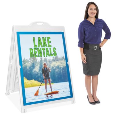Jumbo Plastic A-Frame Sign