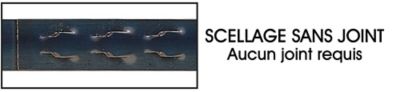 Scellage sans joint