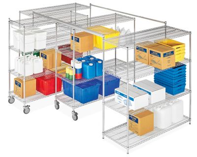 Uline Sliding Storage Shelves 