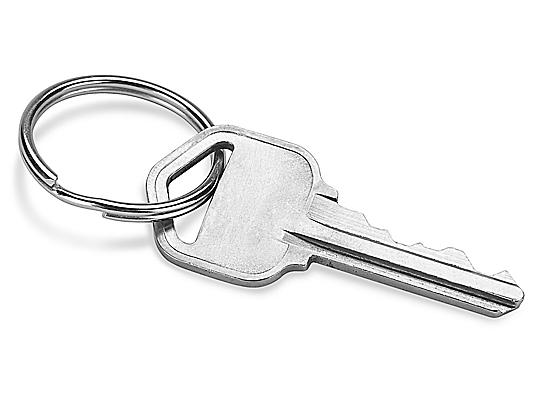 Split Key Rings, Keychain Rings, Metal Key Rings in Stock - ULINE