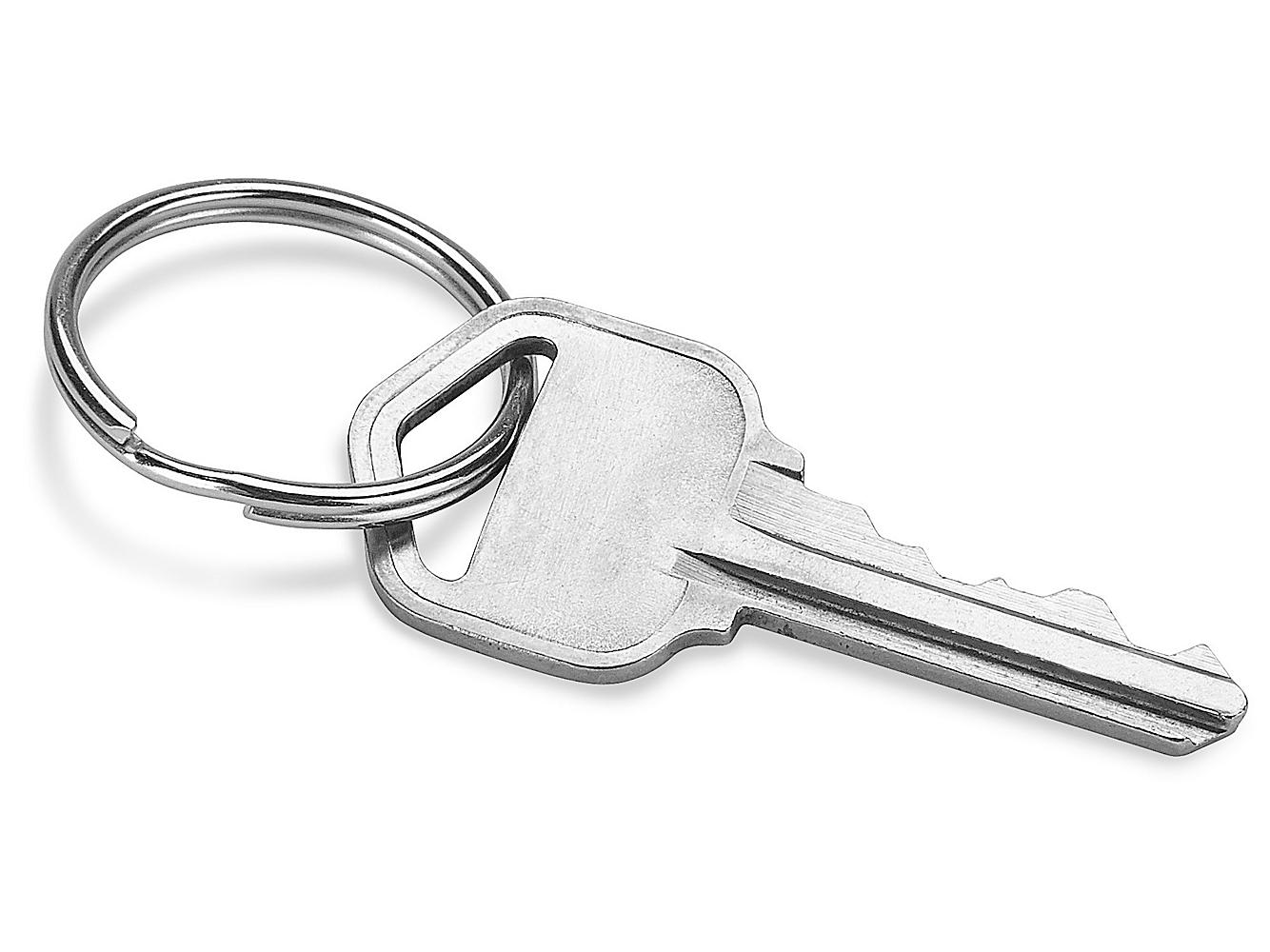 Split Key Rings, Keychain Rings, Metal Key Rings in Stock - ULINE