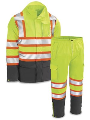 HiVis Flexible Rainwear in Stock ULINE.ca