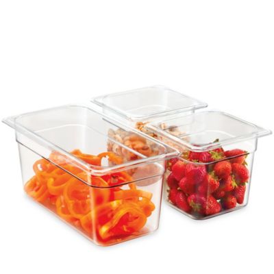 Rubbermaid® Food Storage Boxes - 18 x 12 x 9, Clear S-21499 - Uline