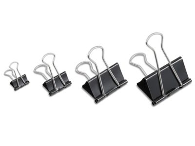 Wood Hangers - Adjustable Clips, Black S-21710BL - Uline