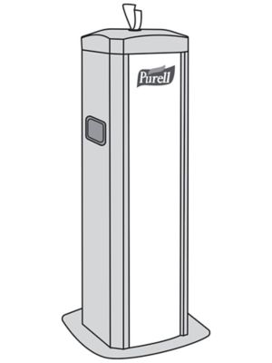 Purell Jumbo Wipes Floor Stand