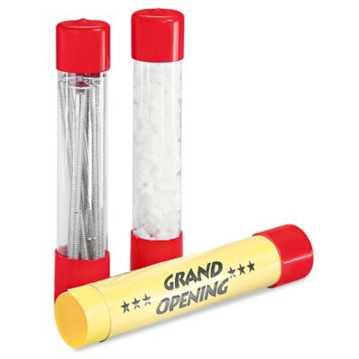 Clear Plastic Tubes - 2 x 48