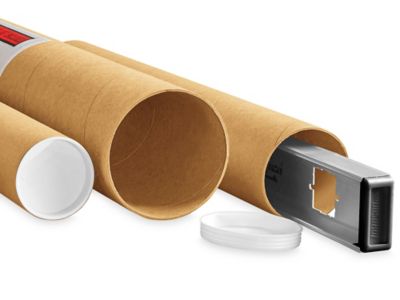 3in x 36in Light Duty Kraft Mailing Tubes - Wholesale, 24/Case, Shipping Supplies Cardboard