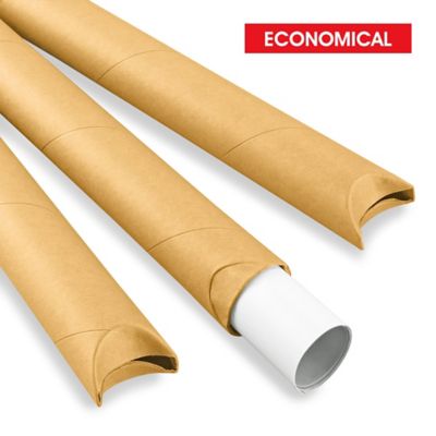 Mailing Tubes, Snap-Seal, Round, Kraft, 1 1/2 x 9, .060 thick