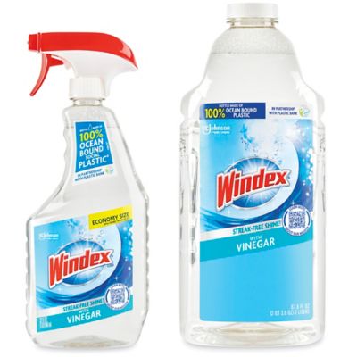 SC Johnson WINDEX CLEANER With Vinegar 67.6 fl.oz VERY BIG Bottle