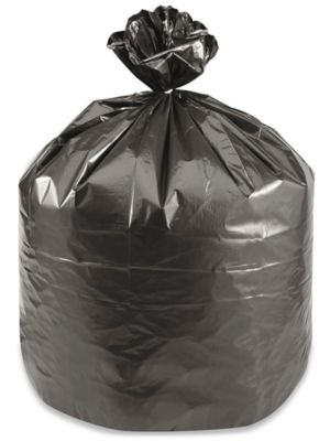 Uline Industrial Trash Liners - 55-60 Gallon, 1.5 Mil, Black