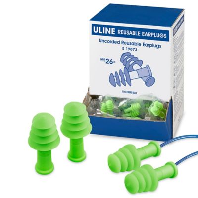 Uline – Bouchons d'oreilles réutilisables