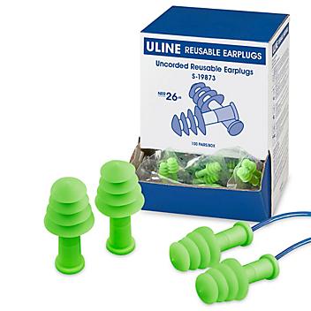 Uline – Bouchons d'oreilles réutilisables