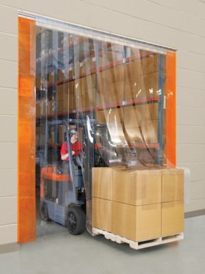 Smooth Vinyl Strip Door Kits