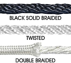 Corde en nylon à double tresse – 1/2 po x 600 pi S-18519 - Uline