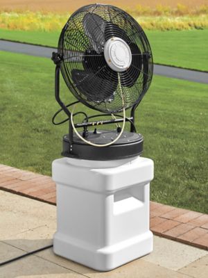 Outdoor patio hot sale misting fan