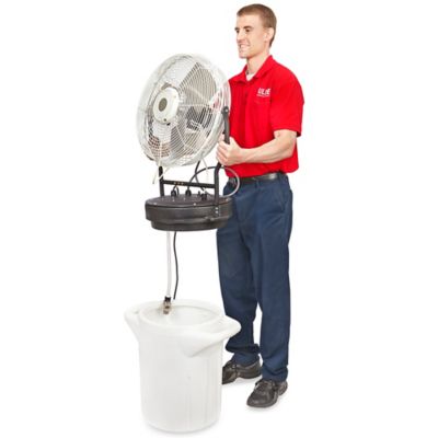 Outdoor misting fan hot sale with water tank