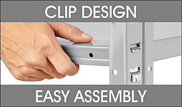 Clip Design, Easy assembly