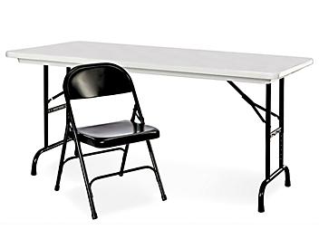 Deluxe Folding Table - 96 x 30", Adjustable Height