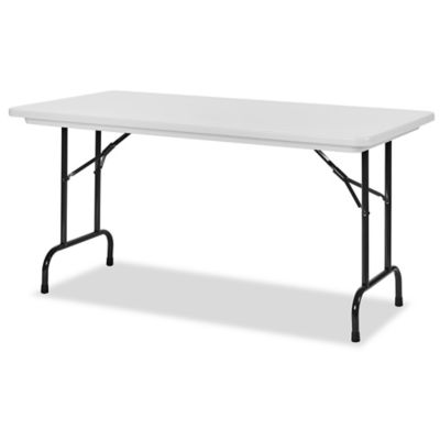 Mesa de Trabajo con Pedestal de 4 Cajones/1 Pata - 72 x 30, Cubierta de  Plástico Laminado H-5928-LAM - Uline