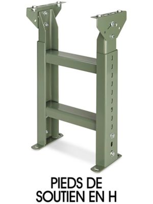 Pieds de soutien en H