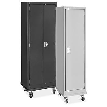 Mobile Slim Storage Cabinet - 30 x 15 x 72"
