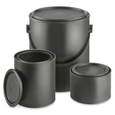 Pots de peinture en plastique