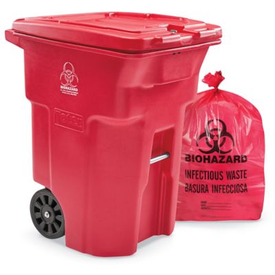 Poubelle à roues pour déchets à risque biologique